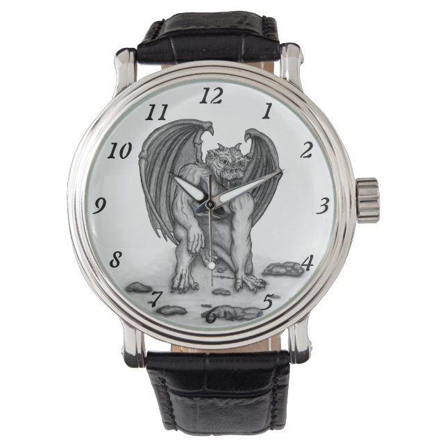 Golem Gargoyle Horloge (Voorkant)