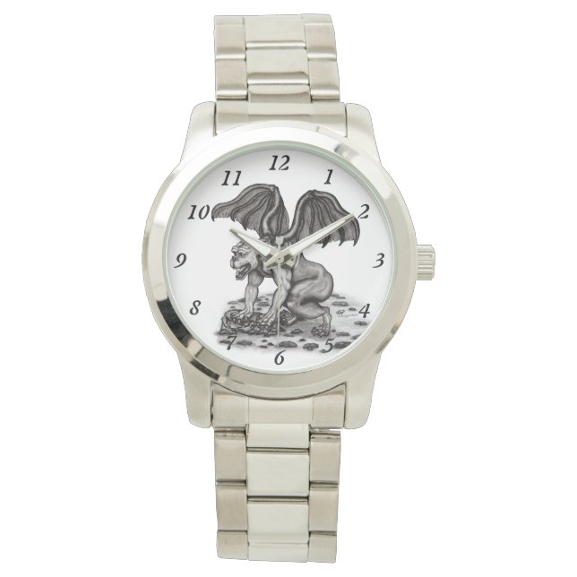 Golem Gargoyle Horloge (Voorkant)