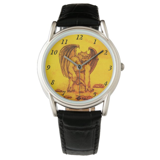 Golem Gargoyle Horloge (Voorkant)