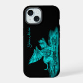Golem Gargoyle iPhone 15 Case (Achterkant)