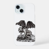 Golem Gargoyle iPhone 15 Case (Achterkant)