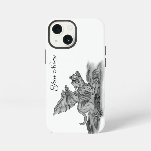 Golem Gargoyle iPhone Hoesje (Achterkant)