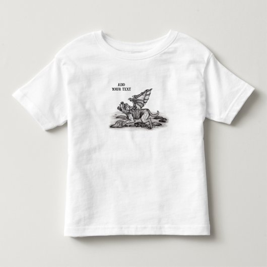 Golem Gargoyle Kinder Shirts (Voorkant)