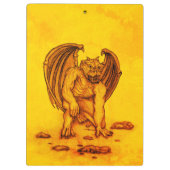Golem Gargoyle Klembord (Achterkant)