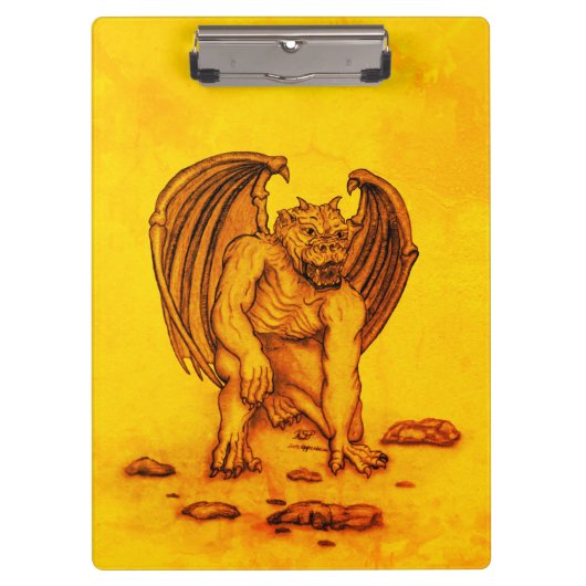 Golem Gargoyle Klembord (Voorkant)