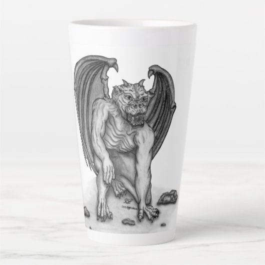 Golem Gargoyle Latte Mok (Voorkant)