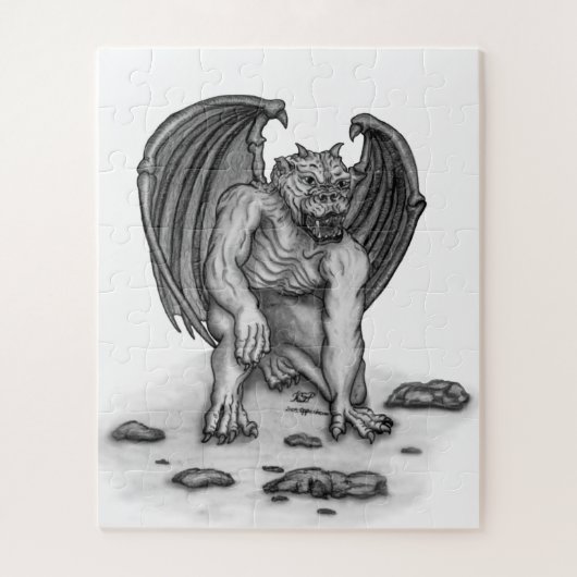 Golem Gargoyle Legpuzzel (Verticaal)