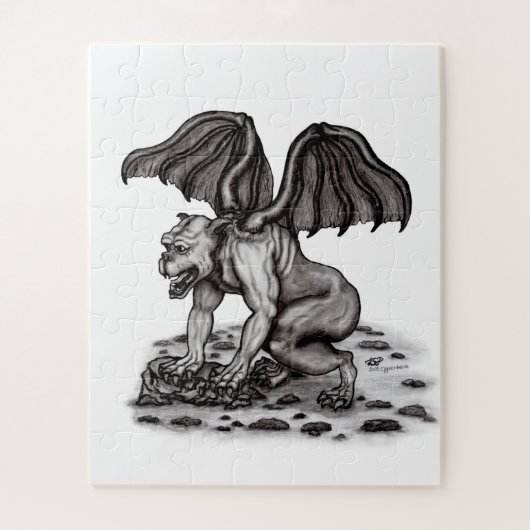 Golem Gargoyle Legpuzzel (Verticaal)