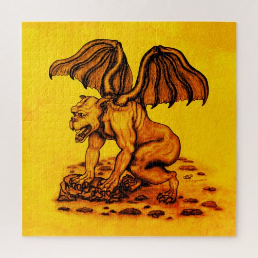 Golem Gargoyle Legpuzzel (Verticaal)