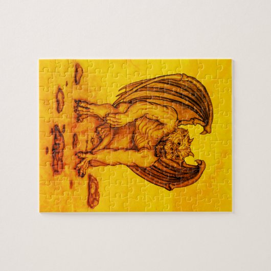 Golem Gargoyle Legpuzzel (Horizontaal)