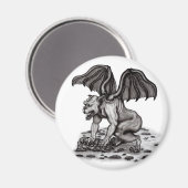 Golem Gargoyle Magneet (Voorkant / Achterkant)