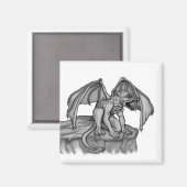 Golem Gargoyle Magneet (Voorkant / Achterkant)