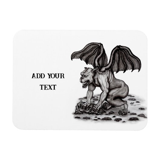 Golem Gargoyle Magneet (Horizontaal)