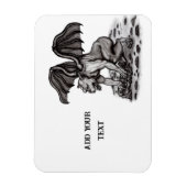 Golem Gargoyle Magneet (Verticaal)