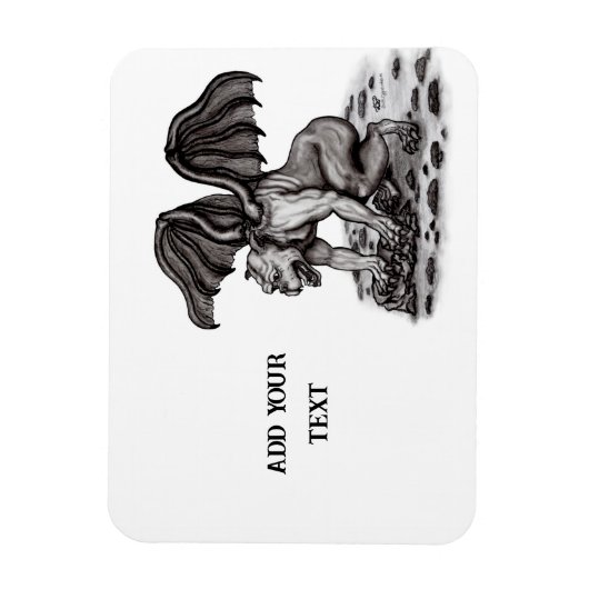 Golem Gargoyle Magneet (Verticaal)