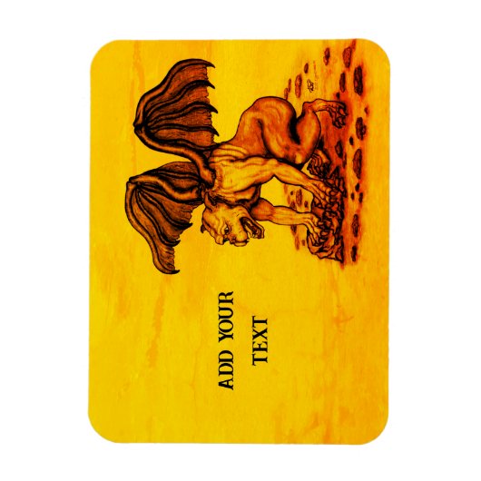 Golem Gargoyle Magneet (Verticaal)