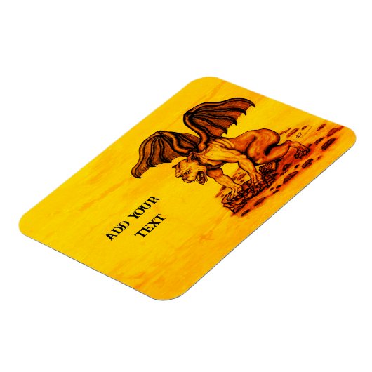 Golem Gargoyle Magneet (Linkerzijde)