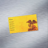 Golem Gargoyle Magnet Visitekaartje Magnetisch Visitekaartje (Voorbeeld)