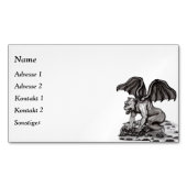 Golem Gargoyle Magnet Visitekaartje Magnetisch Visitekaartje (Voorkant)