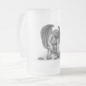 Golem Gargoyle Matglas Bierpul (Voorkant links)