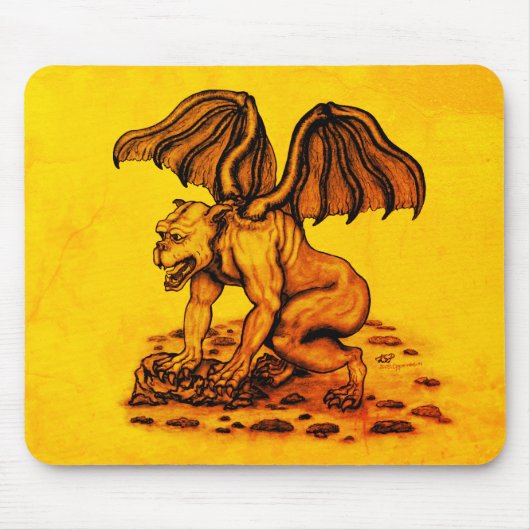 Golem Gargoyle Muismat (Voorkant)