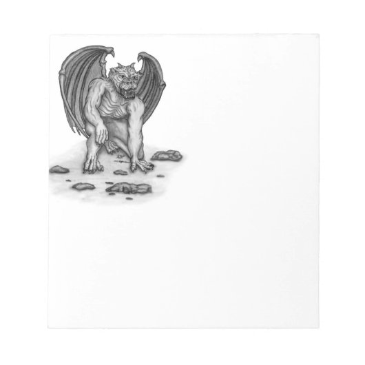 Golem Gargoyle Notitieblok (Voorkant)
