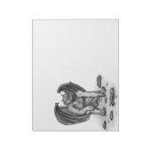 Golem Gargoyle Notitieblok (Linkerzijde)