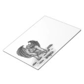 Golem Gargoyle Notitieblok (Schuin)