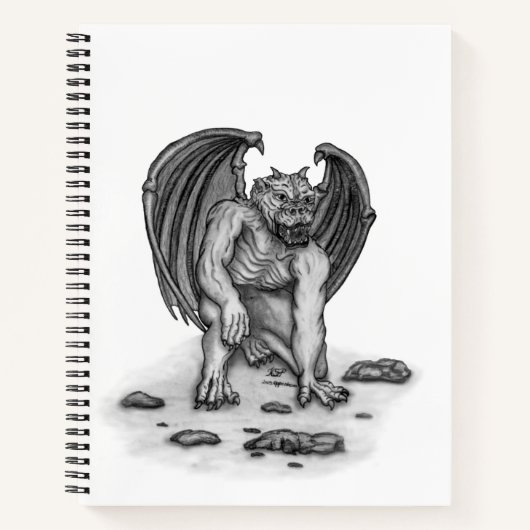 Golem Gargoyle Notitieboek (Voorkant)