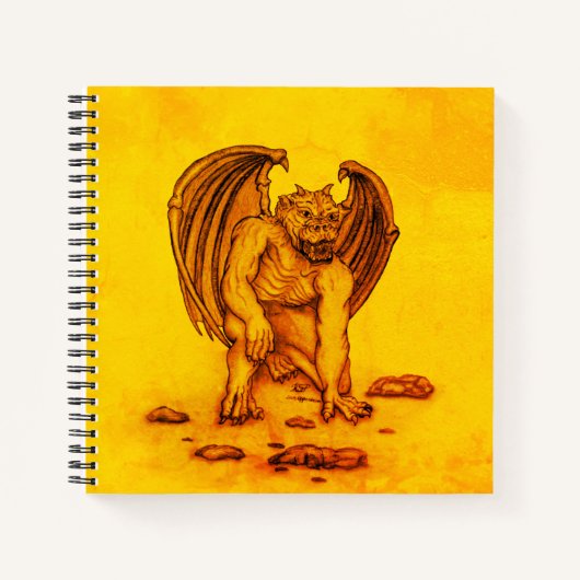 Golem Gargoyle Notitieboek (Voorkant)