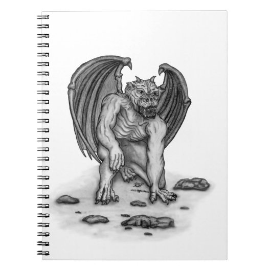Golem Gargoyle Notitieboek (Voorkant)