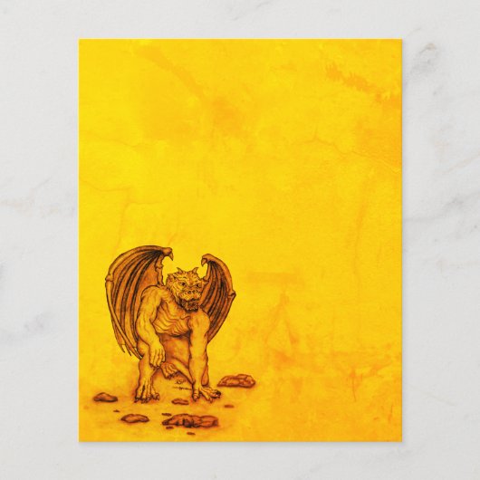 Golem Gargoyle Paper - blad (Voorkant)