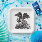 Golem Gargoyle Papieren Bordje (Feest)