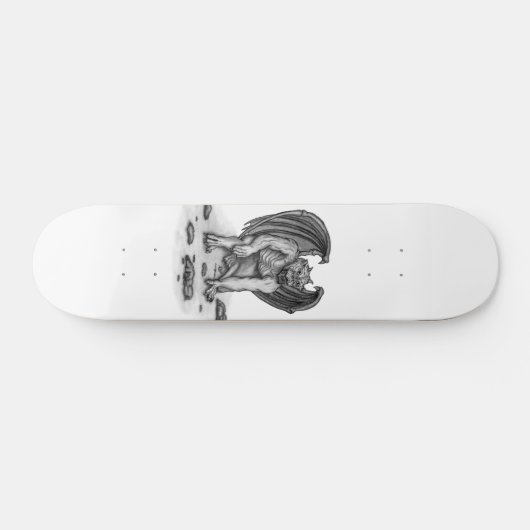 Golem Gargoyle Persoonlijk Skateboard (Horizontaal)