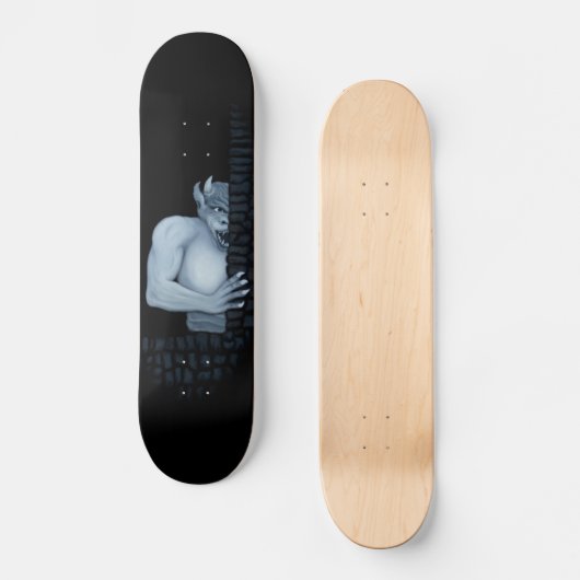 Golem Gargoyle Persoonlijk Skateboard (Voorkant)