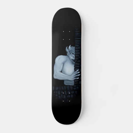 Golem Gargoyle Persoonlijk Skateboard (Voorkant)