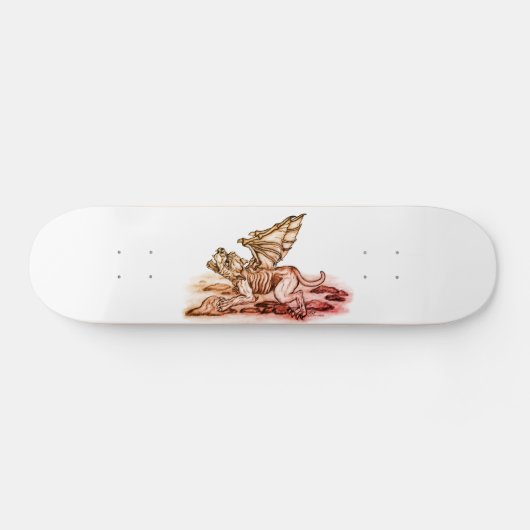 Golem Gargoyle Persoonlijk Skateboard (Horizontaal)
