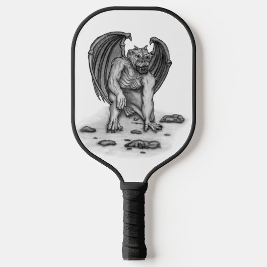 Golem Gargoyle Pickleball Paddle (Voorkant)