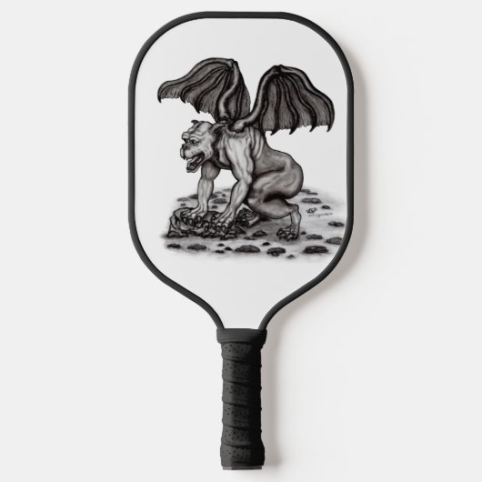 Golem Gargoyle Pickleball Paddle (Voorkant)