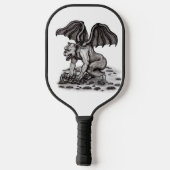 Golem Gargoyle Pickleball Paddle (Achterkant)