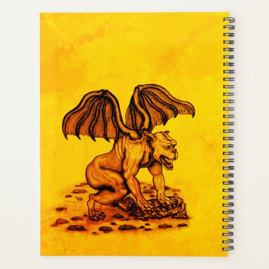 Golem Gargoyle Planner (Achterkant)