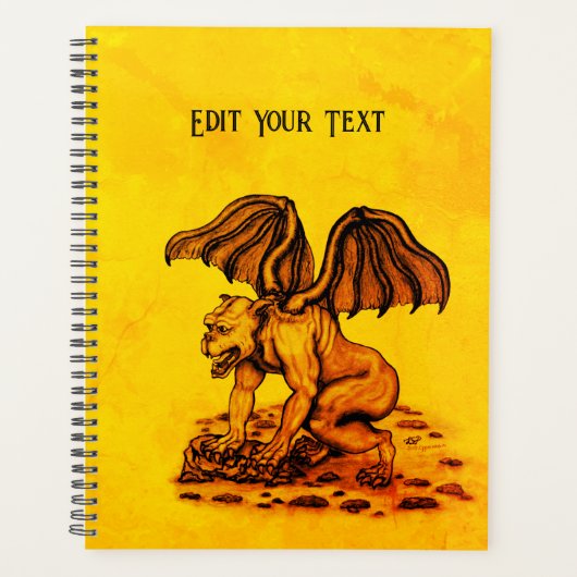 Golem Gargoyle Planner (Voorkant)