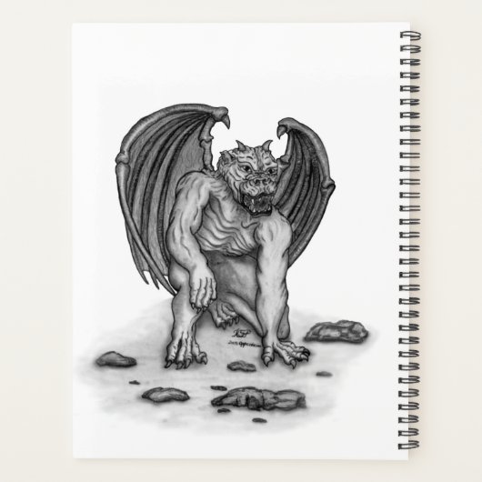 Golem Gargoyle Planner (Achterkant)