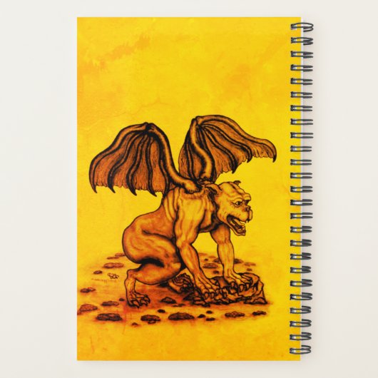 Golem Gargoyle Planner (Achterkant)