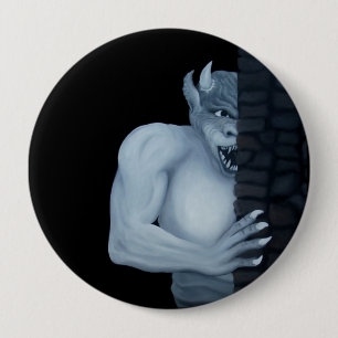 GOLEM - Gargoyle Ronde Button 4,0 Cm