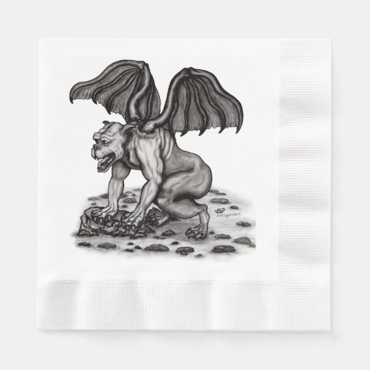 Golem Gargoyle Servet (Voorkant)