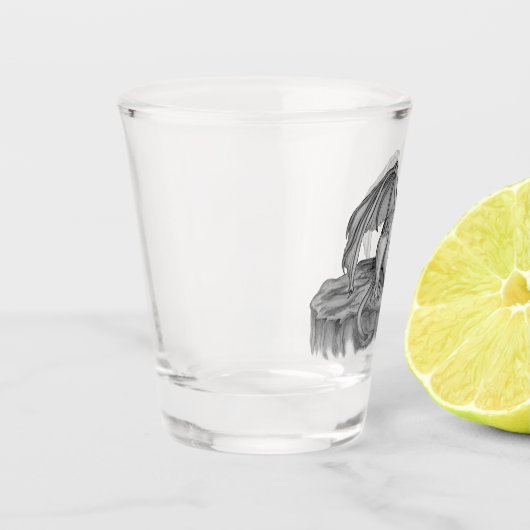 Golem Gargoyle Shot Glas (Links)