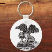 Golem Gargoyle Sleutelhanger (Voorkant)