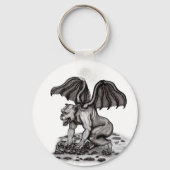 Golem Gargoyle Sleutelhanger (Achterkant)