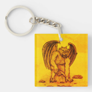 Golem Gargoyle Sleutelhanger